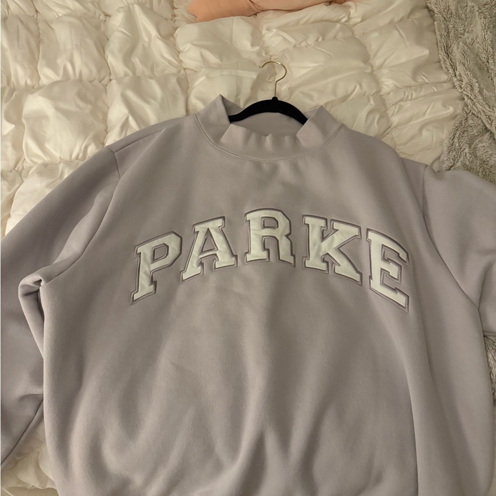 Parke Valentines Lavender Mockneck